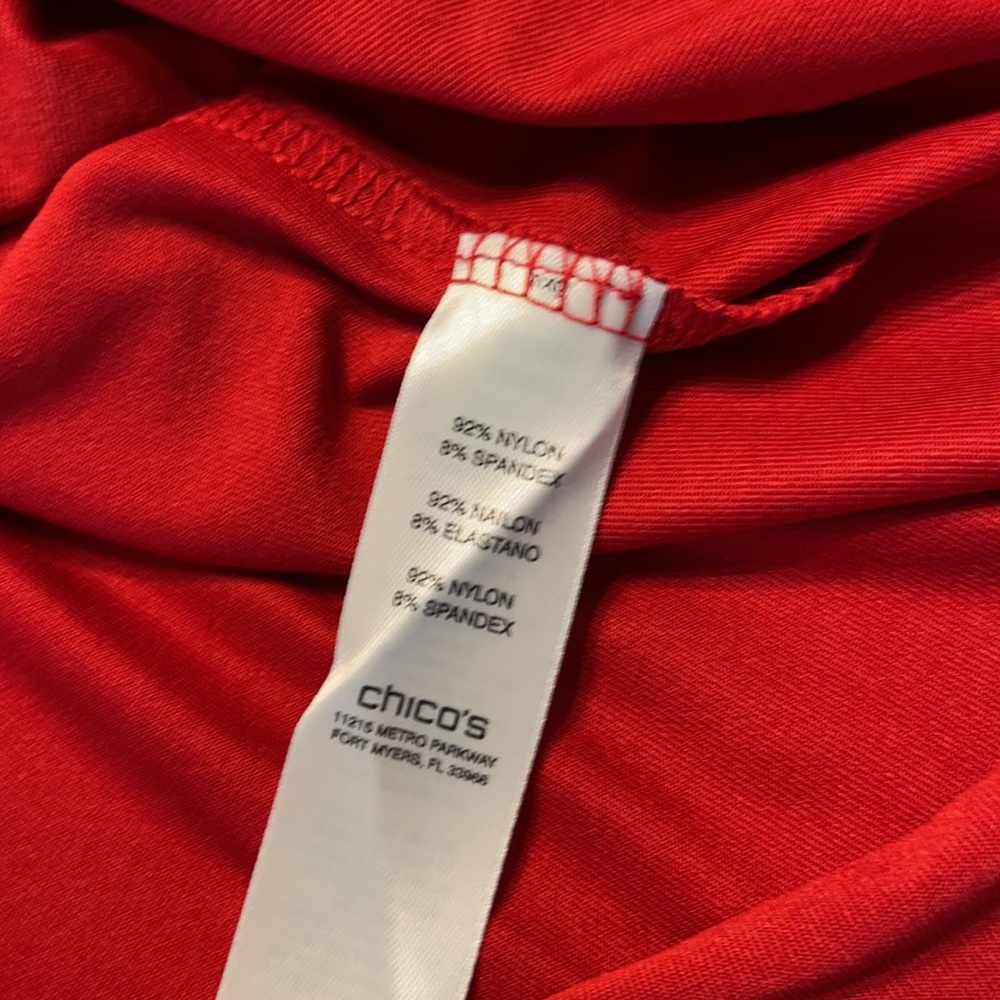Chico’s Red Tank Top - Picture 7 of 8